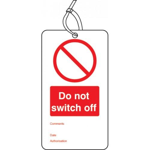 Prohibition Safety Tags thumbnail