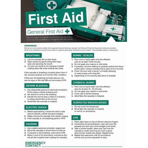 First Aid Posters